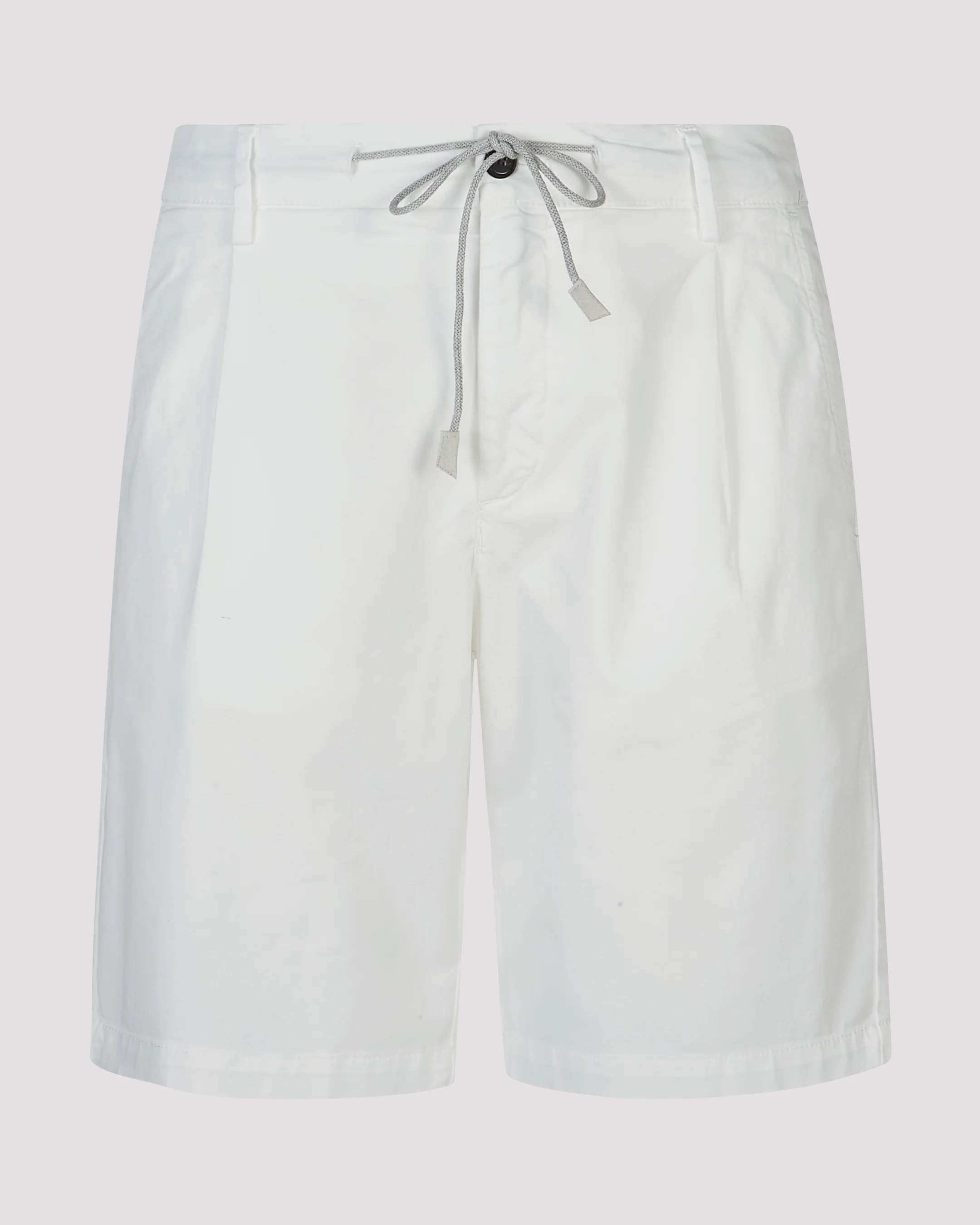 Bermuda Jogger in Cotone Tinto in Capo da Uomo - Image 4