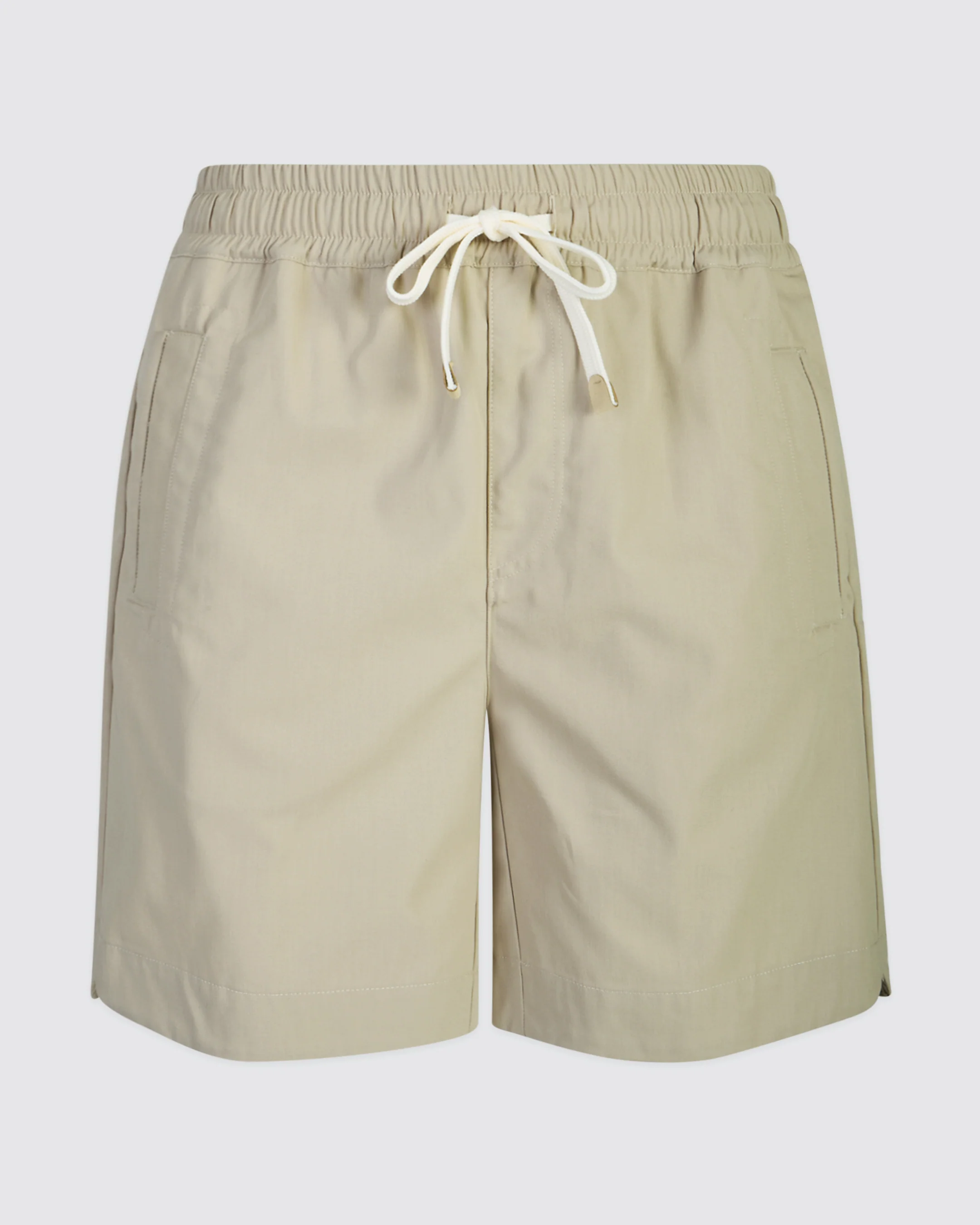 Bermuda in Cotone da Uomo con Coulisse e Piping - Image 4