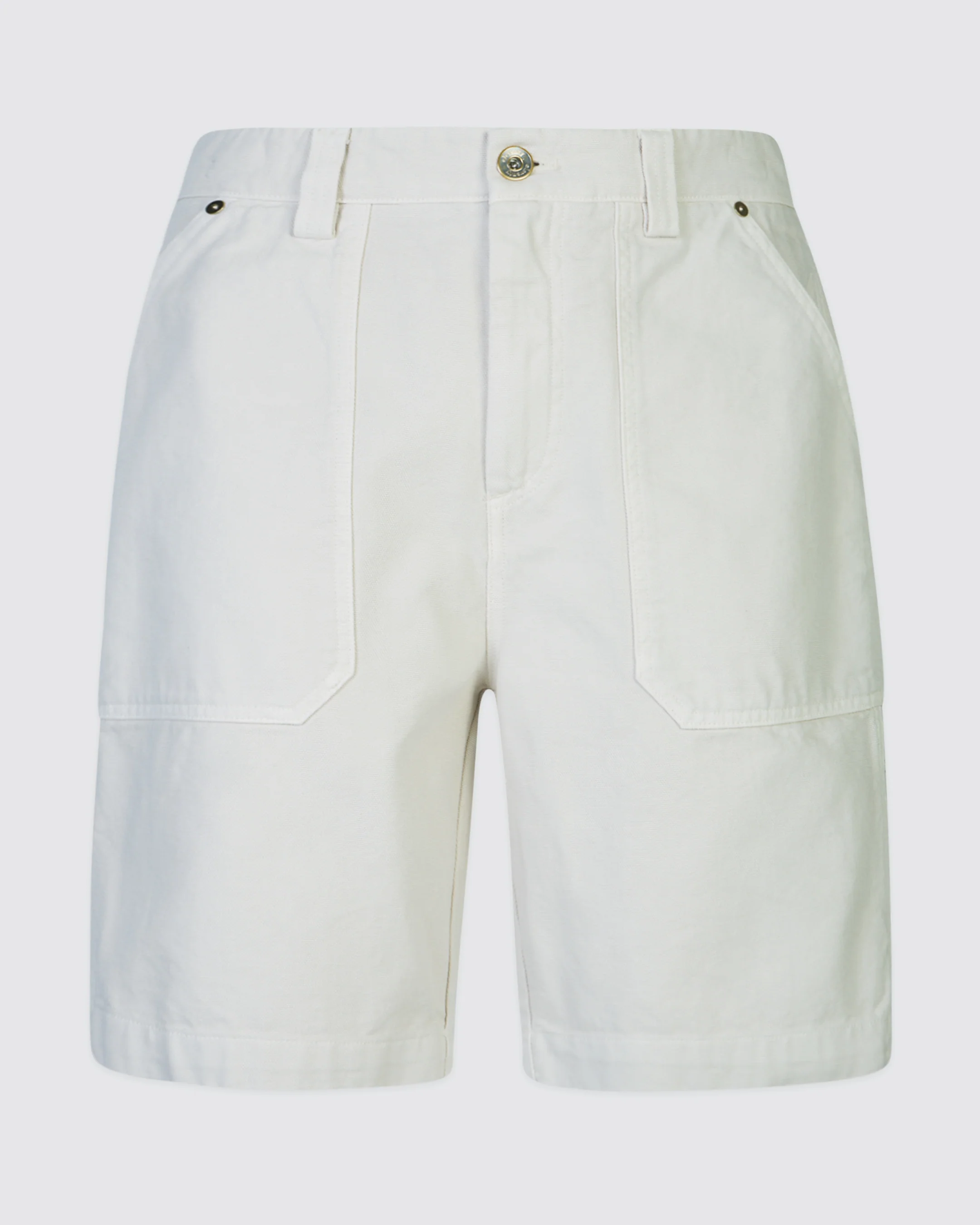 Bermuda in Cotone Tinto in Capo con Tasche Fatigue - Image 3