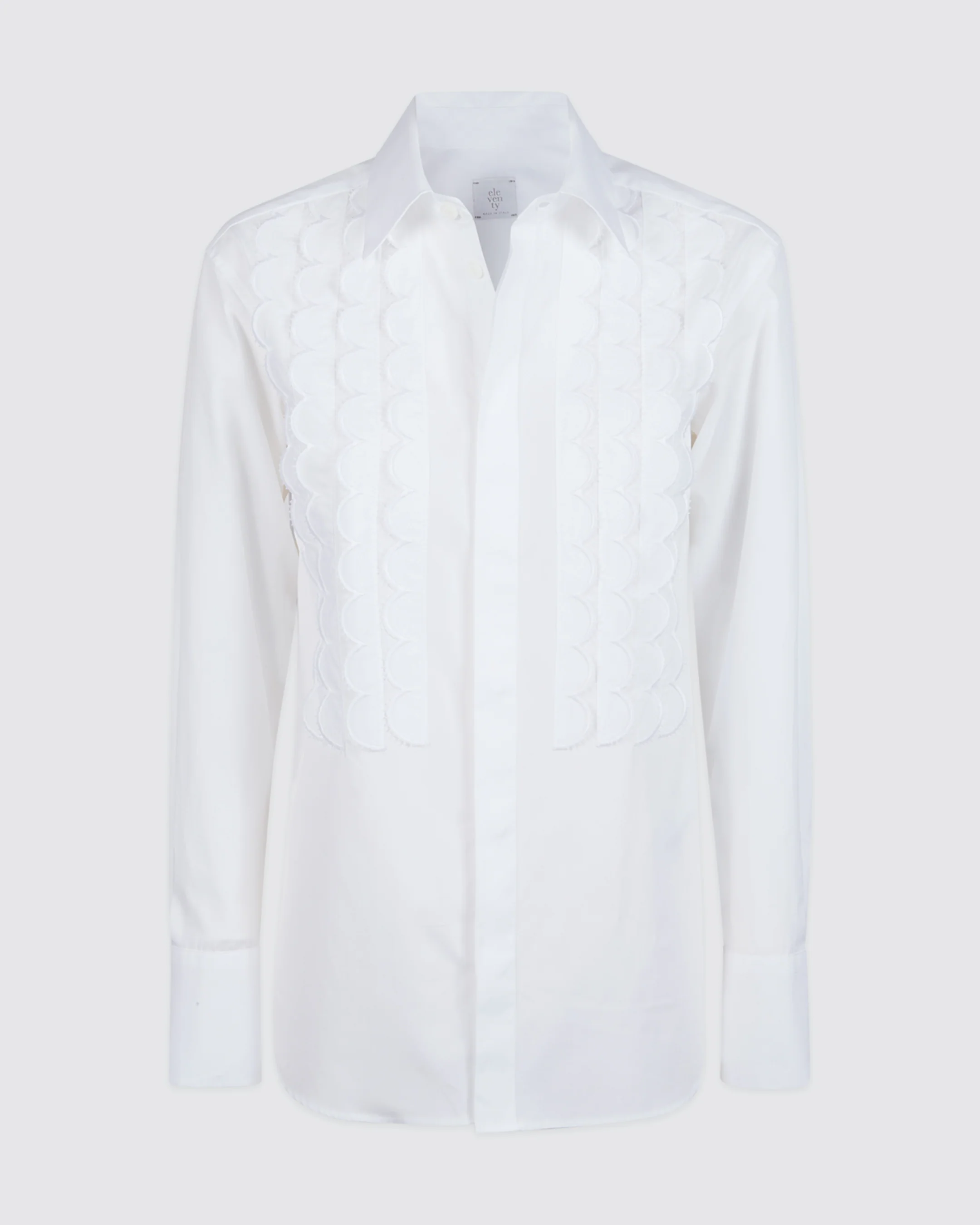 Camicia Over in Cotone Popeline con Plissettature - Image 4