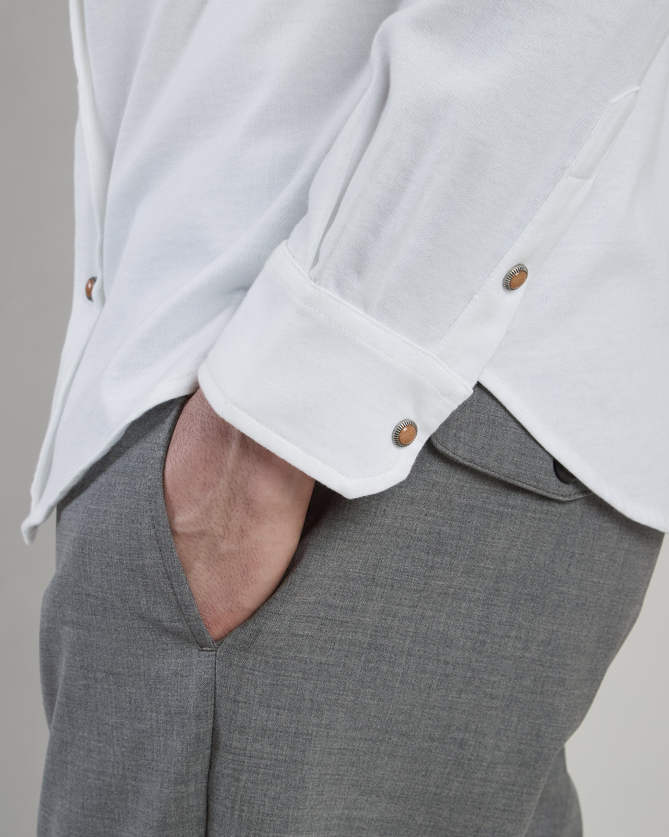 CAMICIA COTONE JERSEY - Image 4