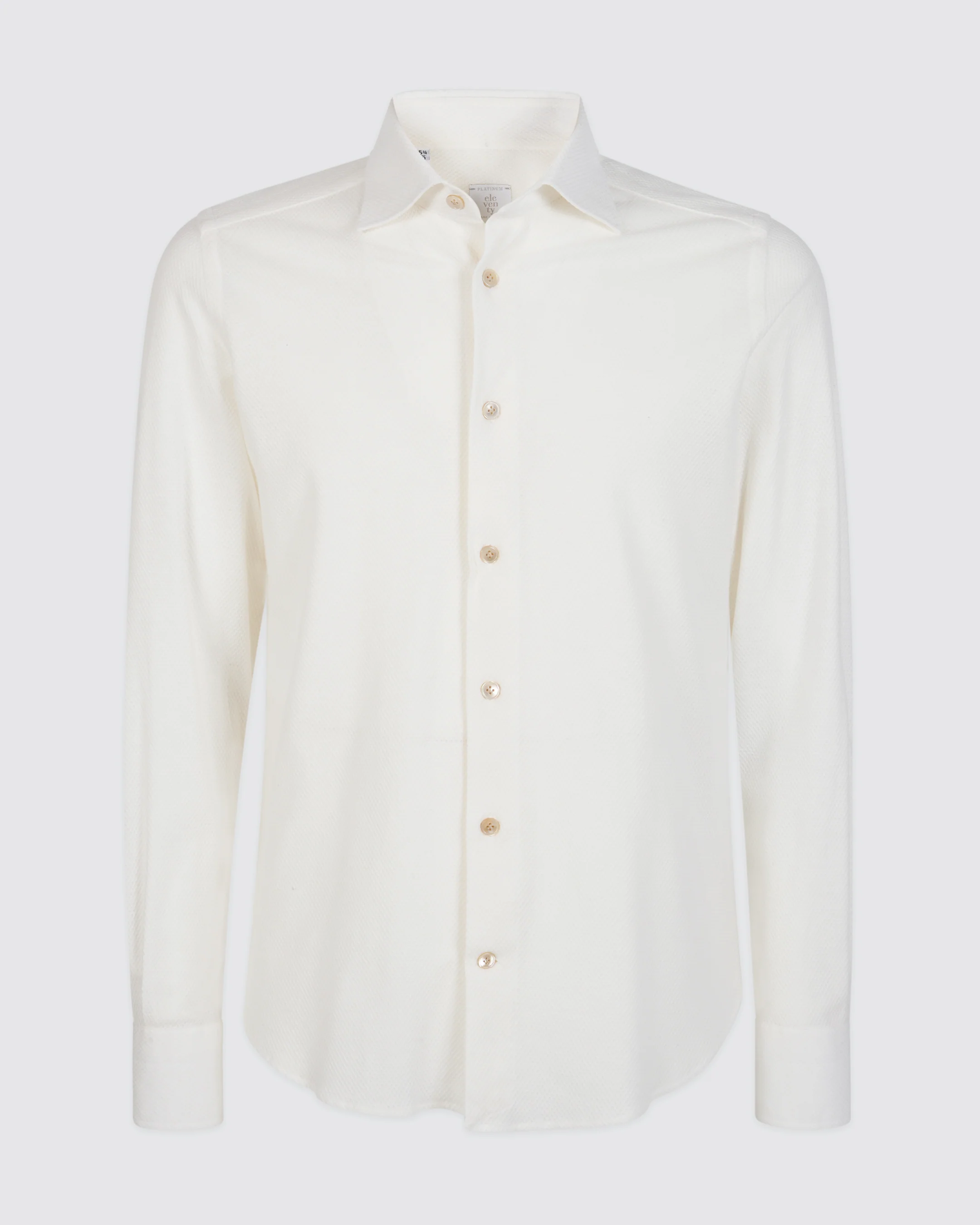 Camicia Dandy Slim Fit in Jersey di Cotone e Lino - Image 4