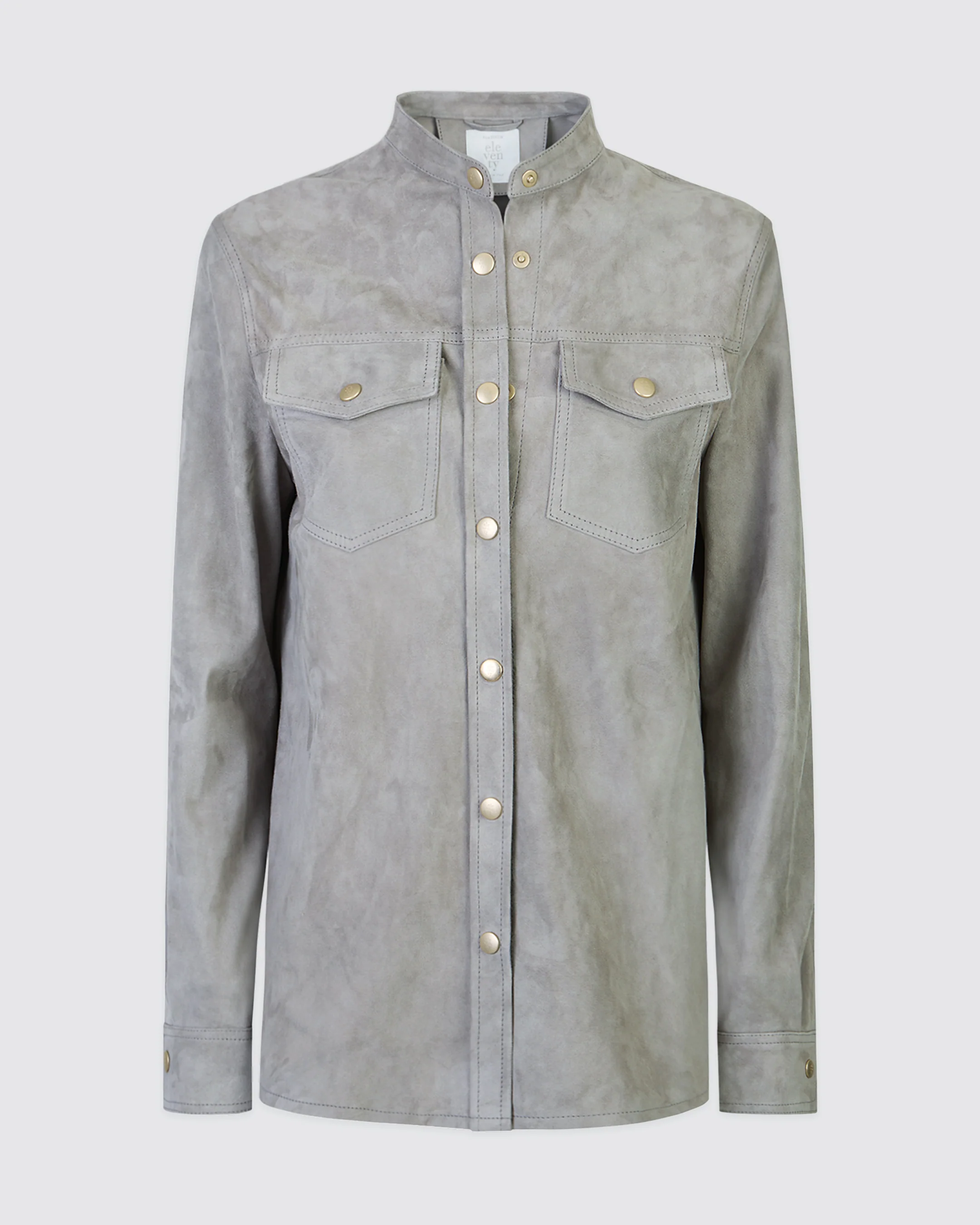 Camicia in Suede Donna in Pelle di Agnello Stile Texano - Image 9