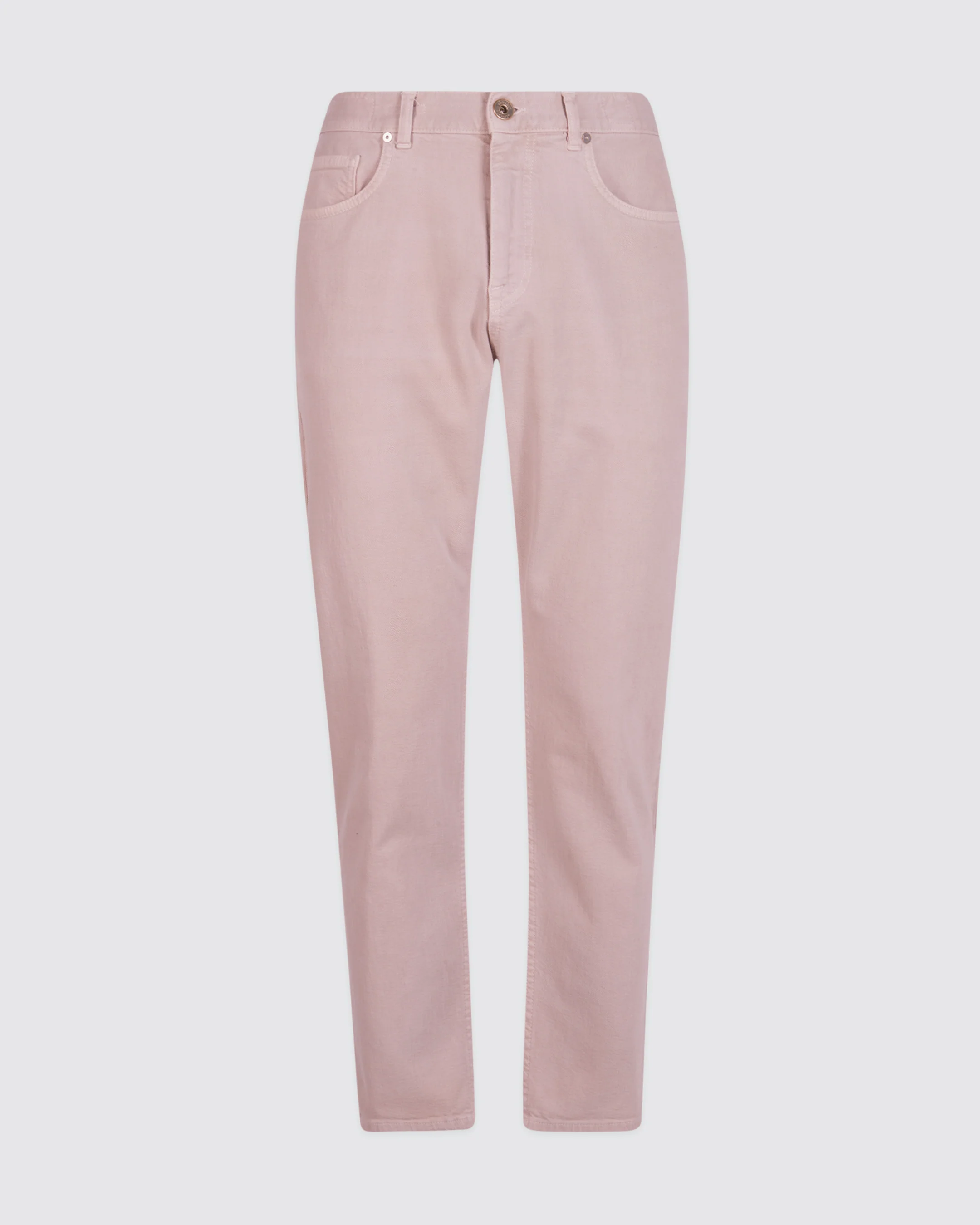 Pantalone 5 Tasche Uomo in Denim di Cotone Regular Fit - Image 4