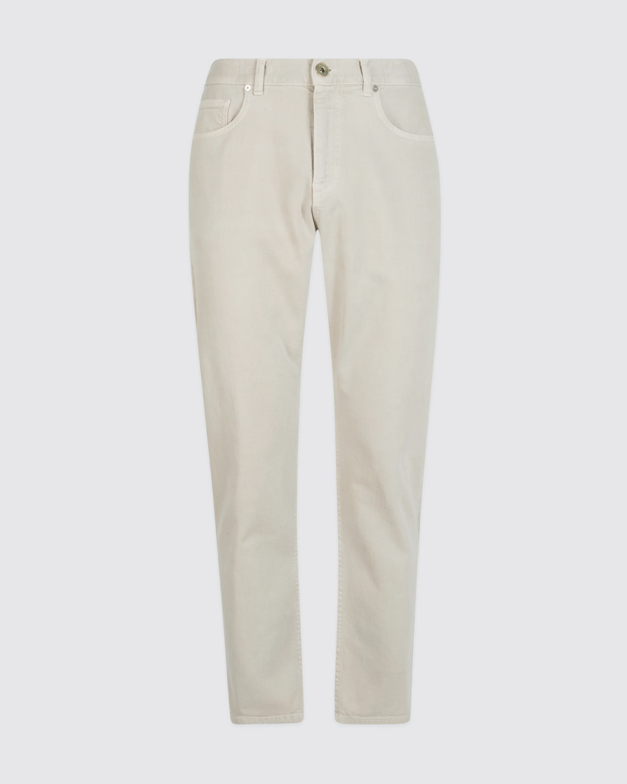 Pantalone 5 Tasche Uomo in Denim di Cotone Regular Fit - Image 8