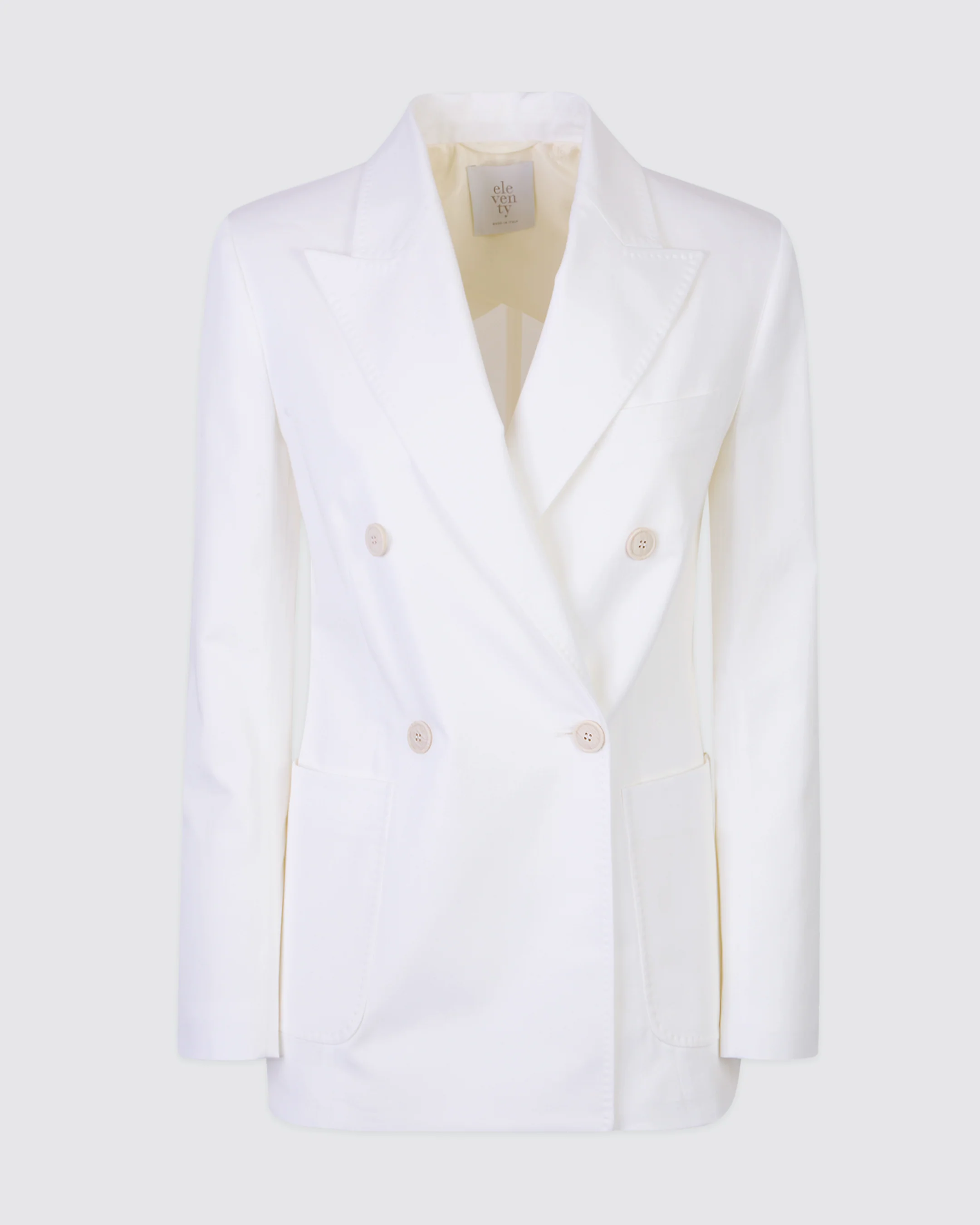 Giacca Doppiopetto in Cotone Stretch da Donna - Image 4