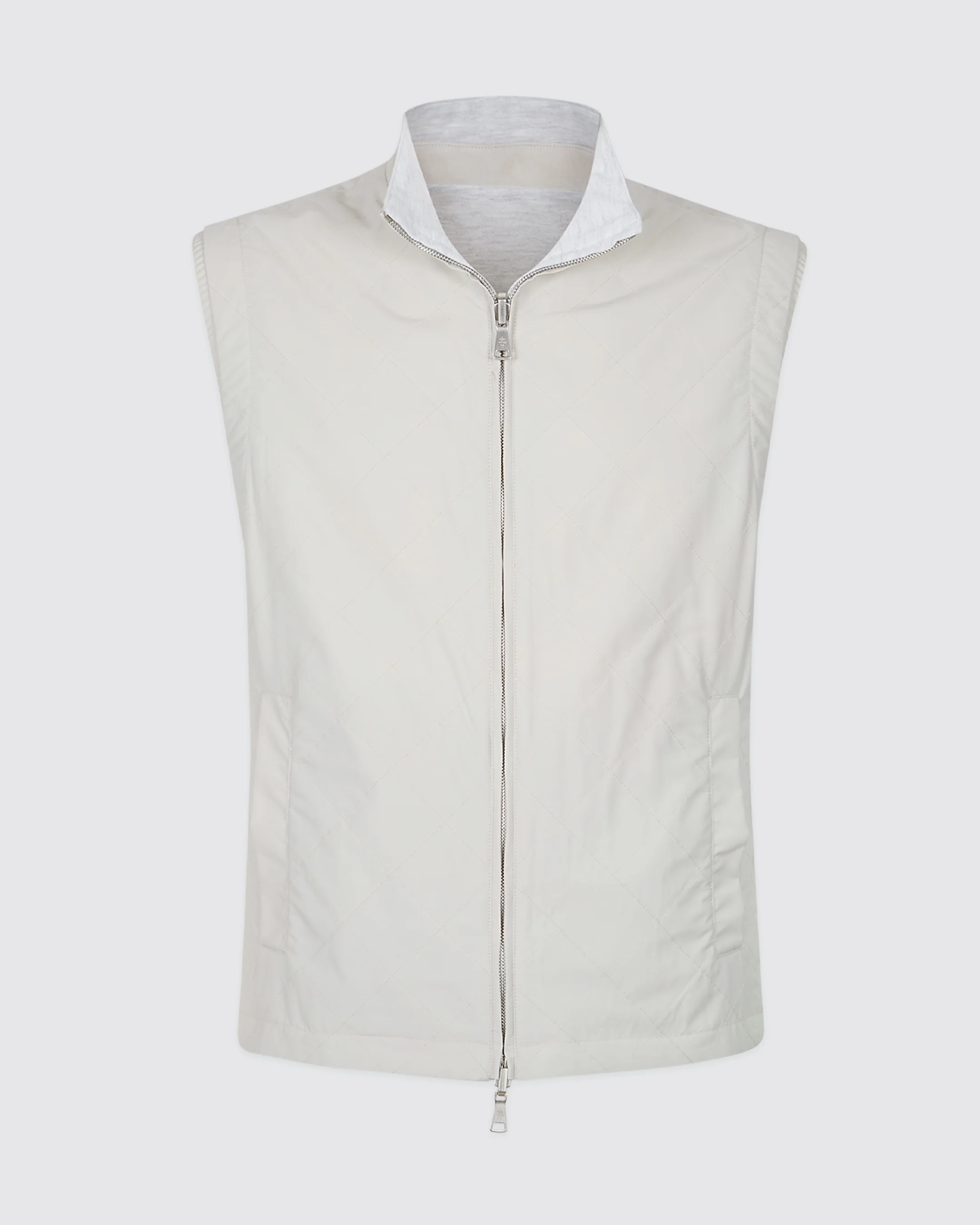 Gilet Reversibile in Cotone Lino e Lana Nylon - Image 5