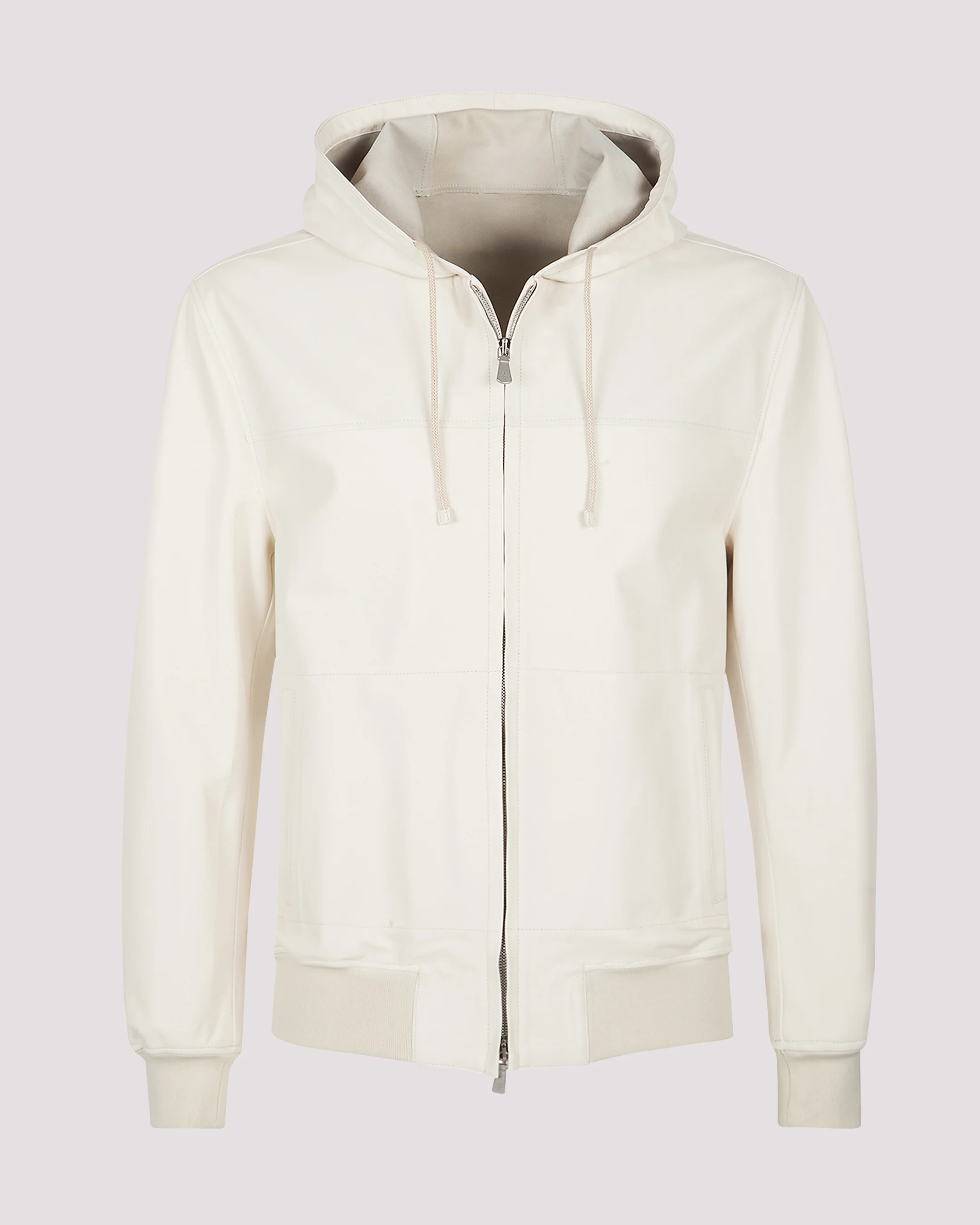 Giubbino in Nappa con Cappuccio e Full Zip da Uomo - Image 6