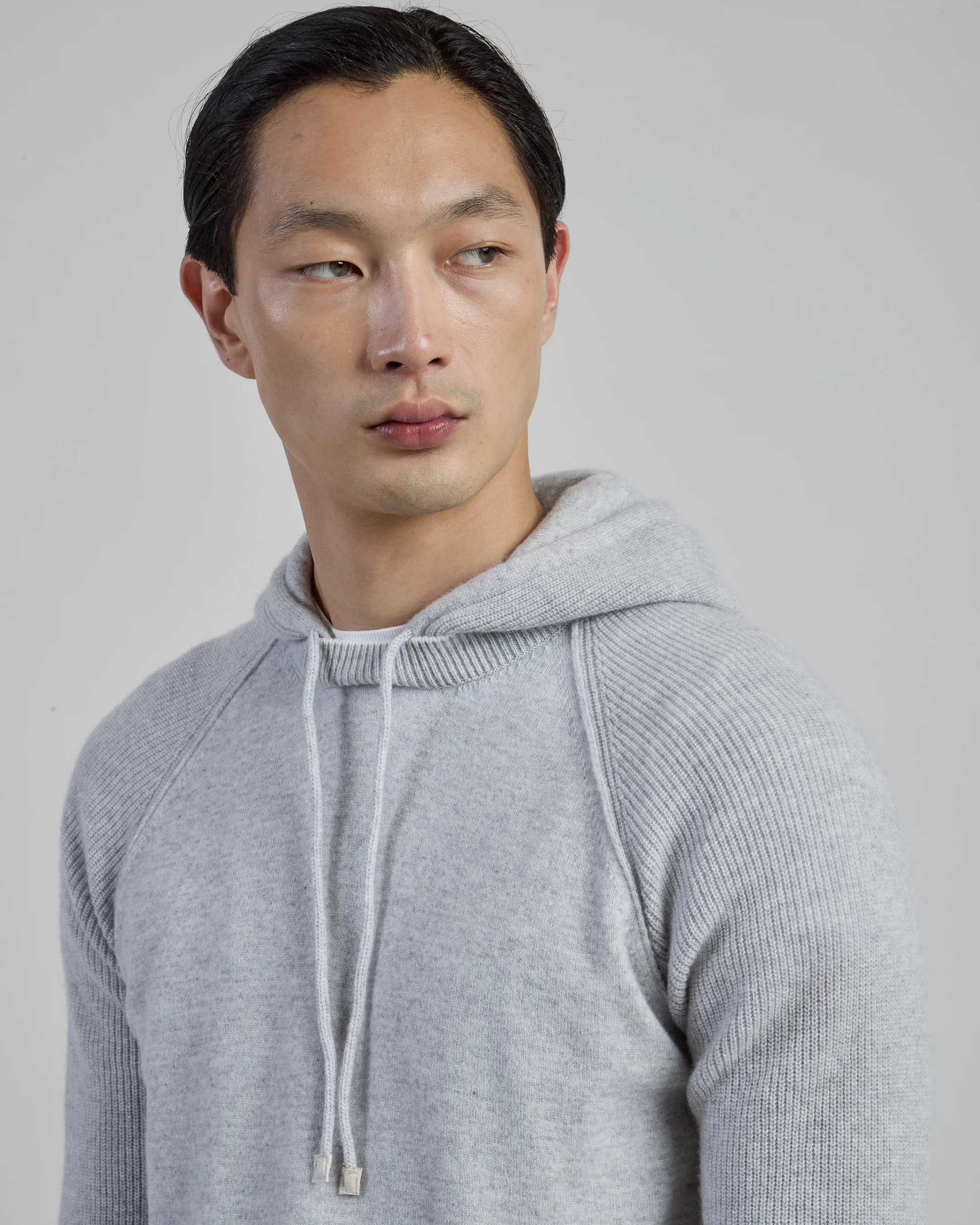 Maglia con Cappuccio in Cashmere e Costa Inglese - Image 7