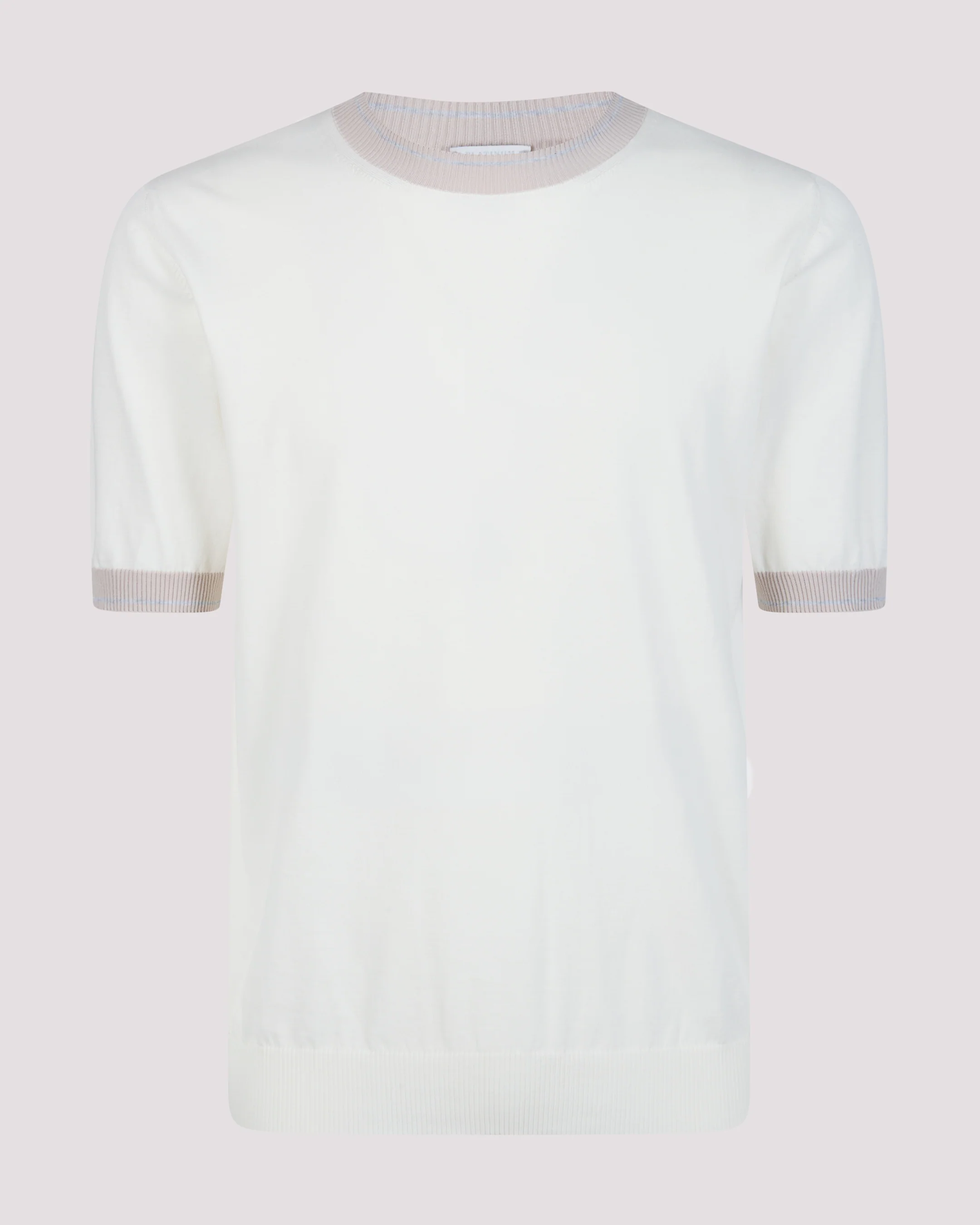 Maglia Girocollo in Cotone a Mezza Manica da Uomo - Image 4