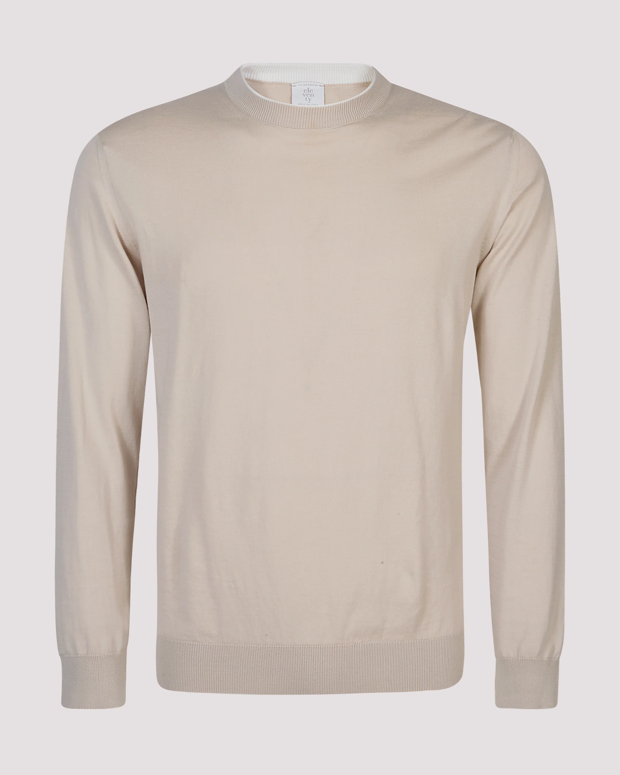 Maglia Girocollo Uomo in Cotone Sea Island a Trecce - Image 4