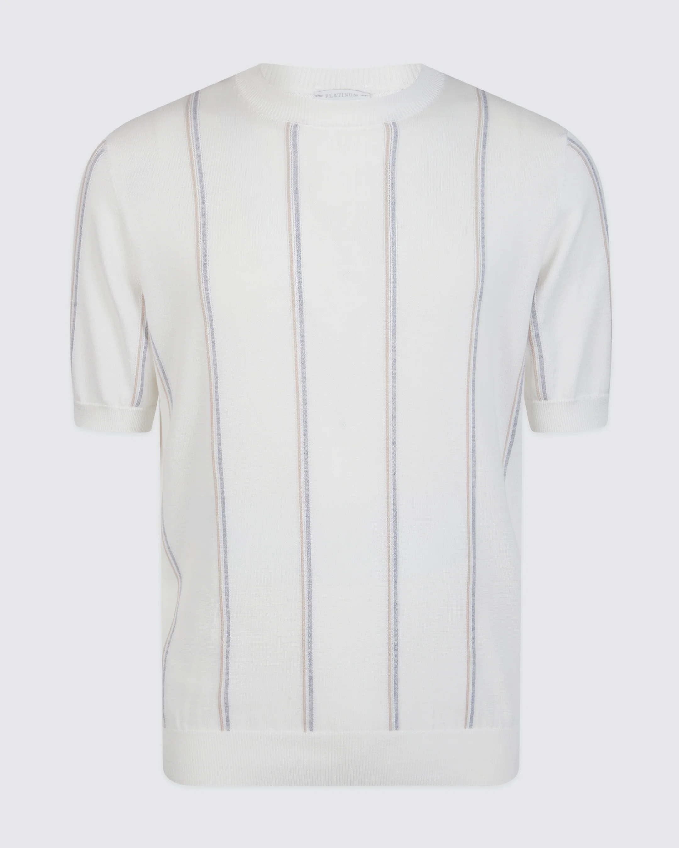 Maglia Girocollo in Cotone Sea Island a Mezza Manica - Image 4