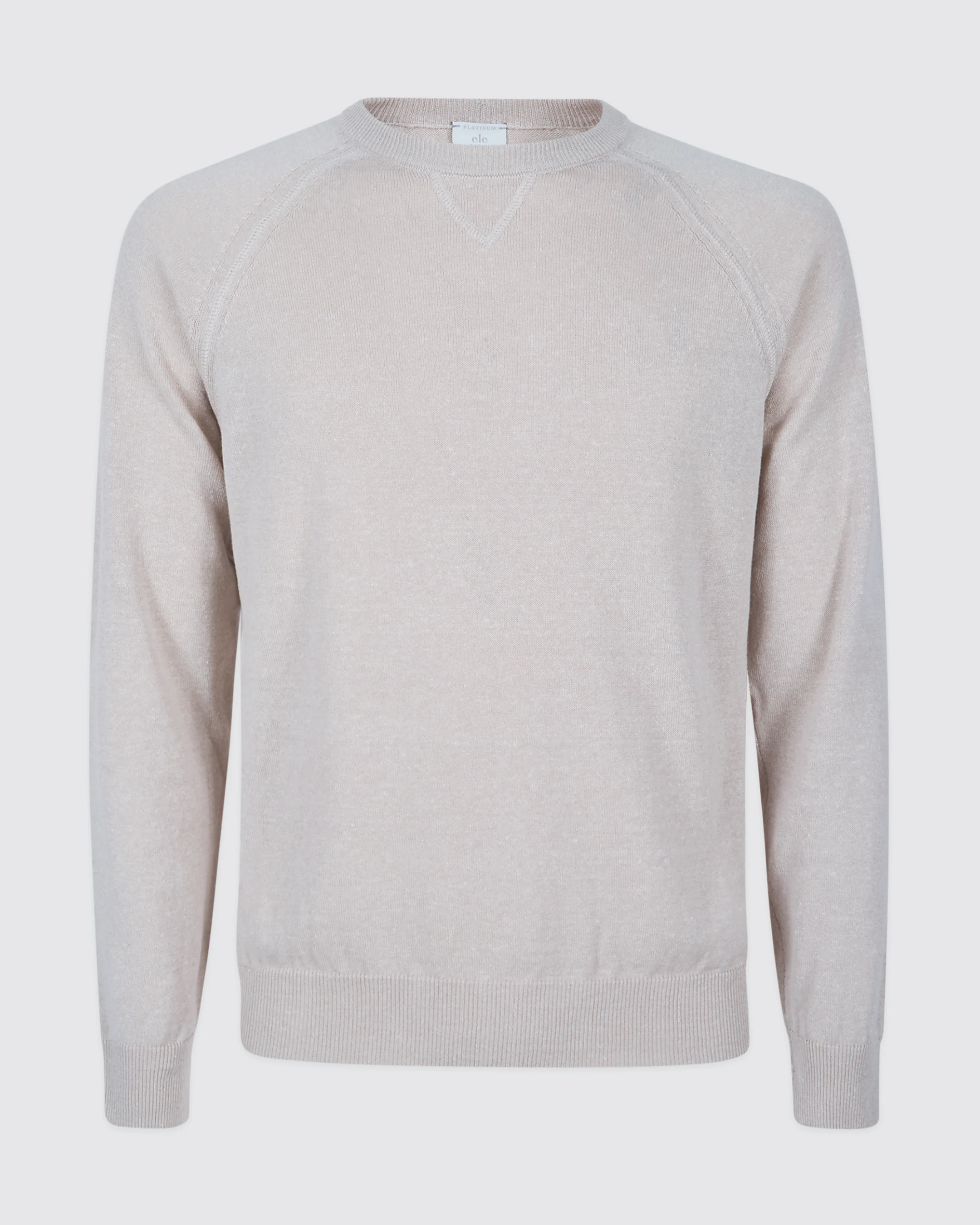 Maglia Girocollo in Lino e Cotone da Uomo - Image 4