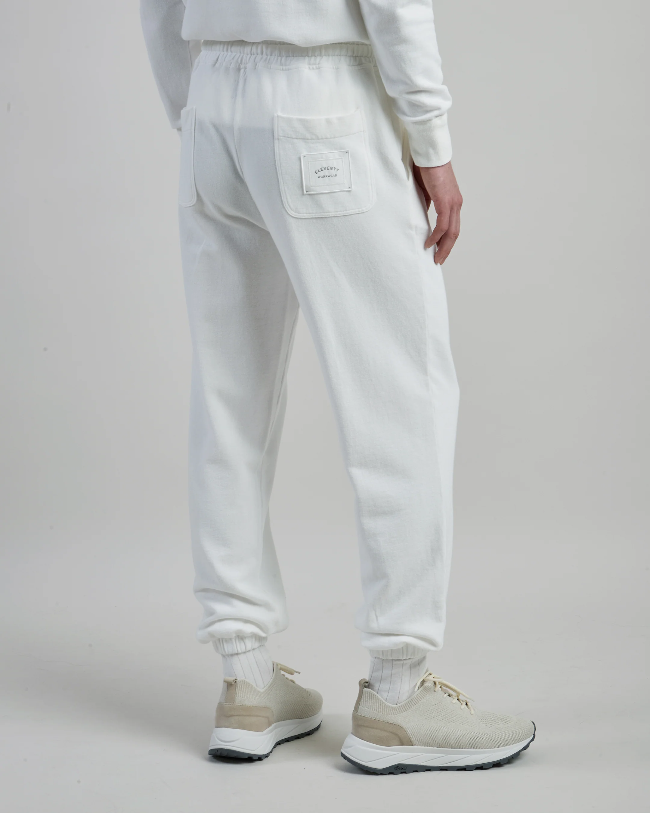 Pantaloni in Jersey di Cotone da Uomo con Pinces - Image 2