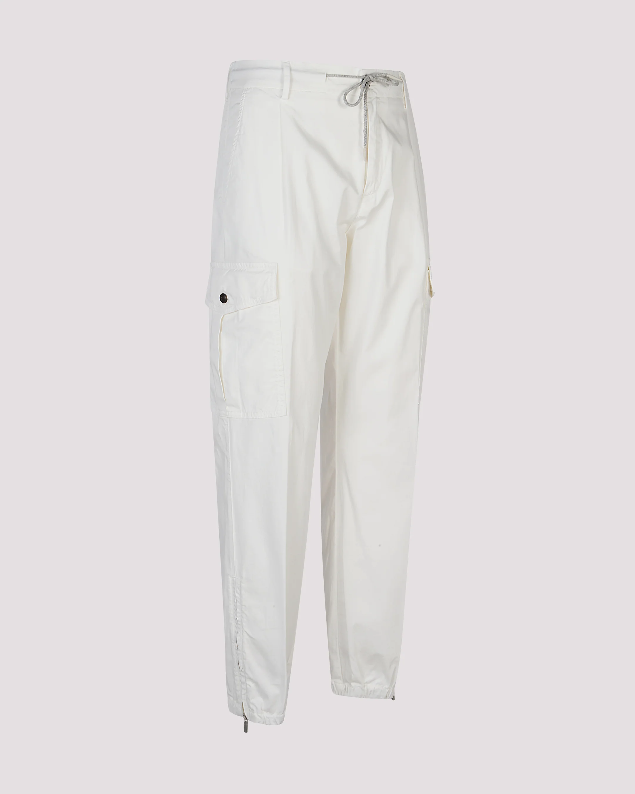 Pantalone Cargo Uomo in Cotone Stretch con Coulisse - Image 4