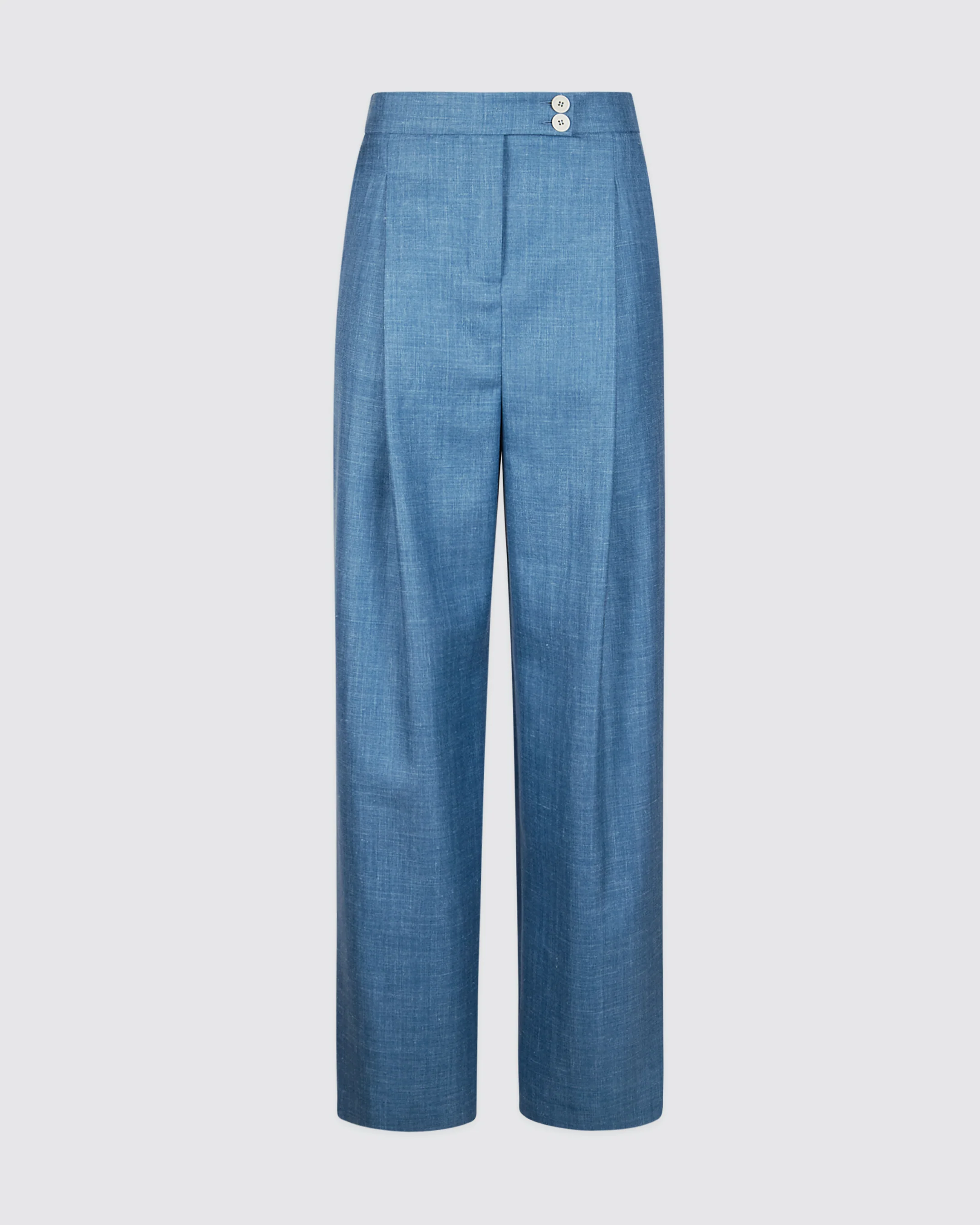 Pantalone Donna Lana Seta Lino Micro Spina - Image 4