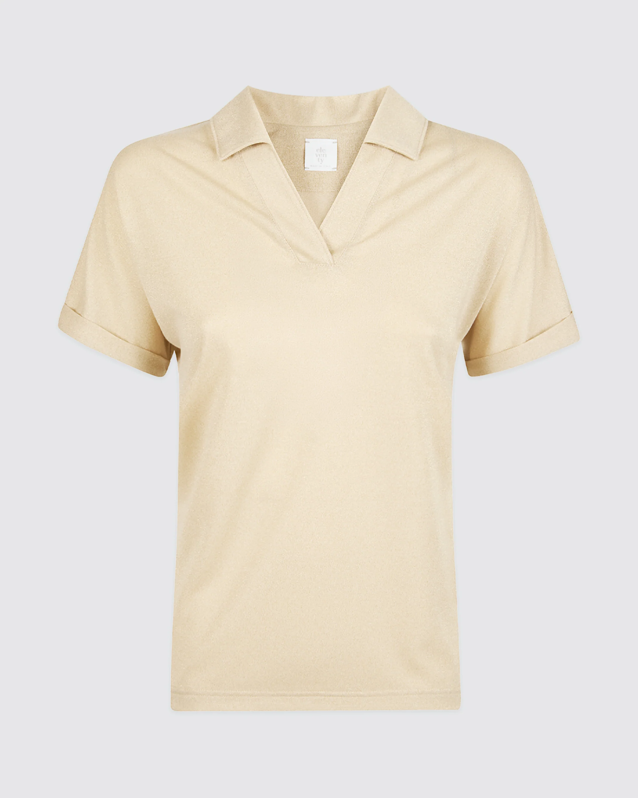 Polo e T-shirt in Jersey Metallizzato da Donna - Image 4