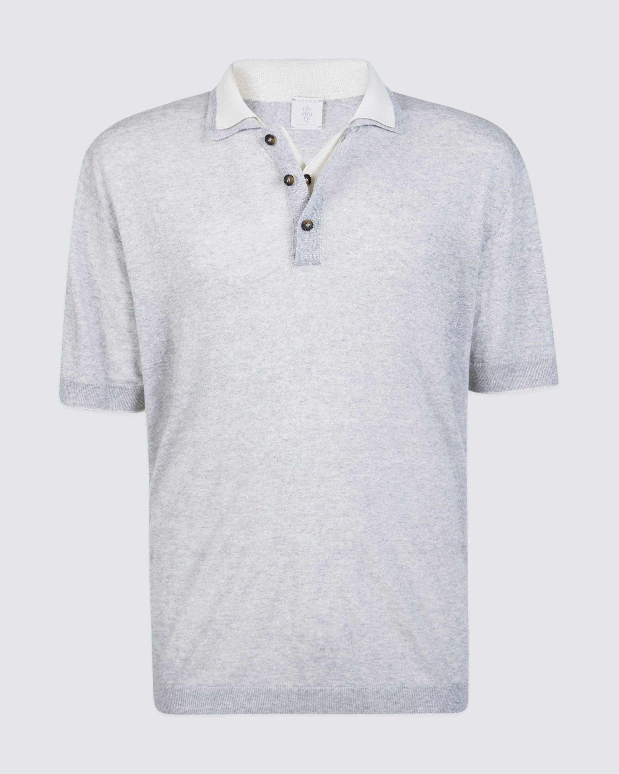 Polo in Maglia di Lino e Cashmere da Uomo - Image 7