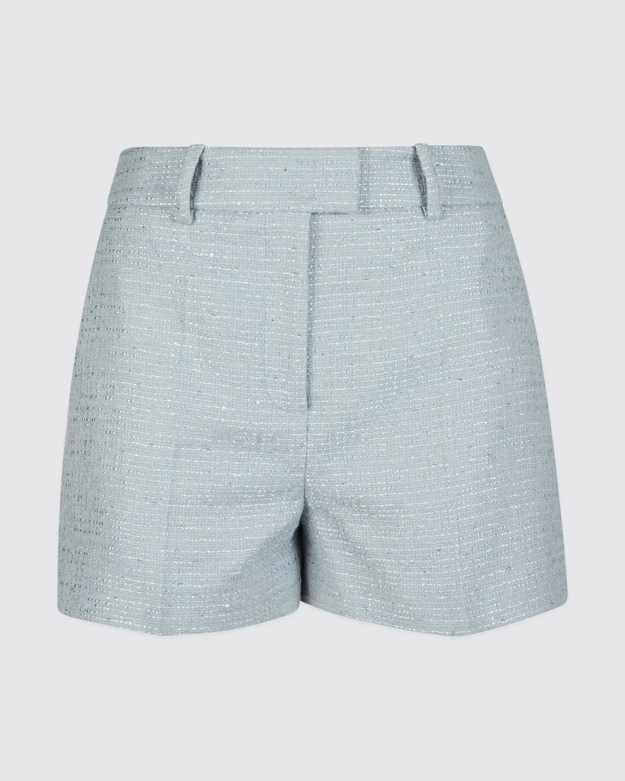 Shorts in Cotone Bouclé con Paillettes da Donna - Image 4