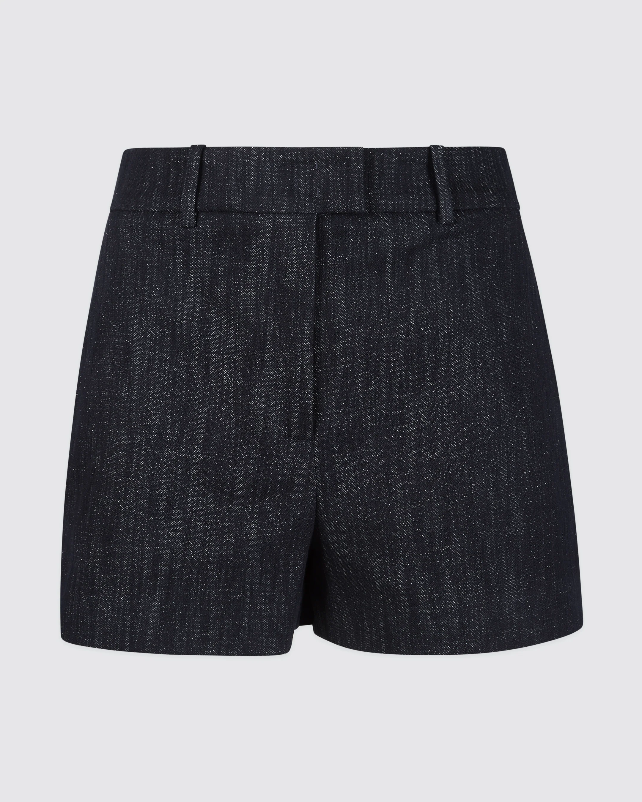 Shorts in Cotone e Viscosa con Lurex da Donna - Image 4