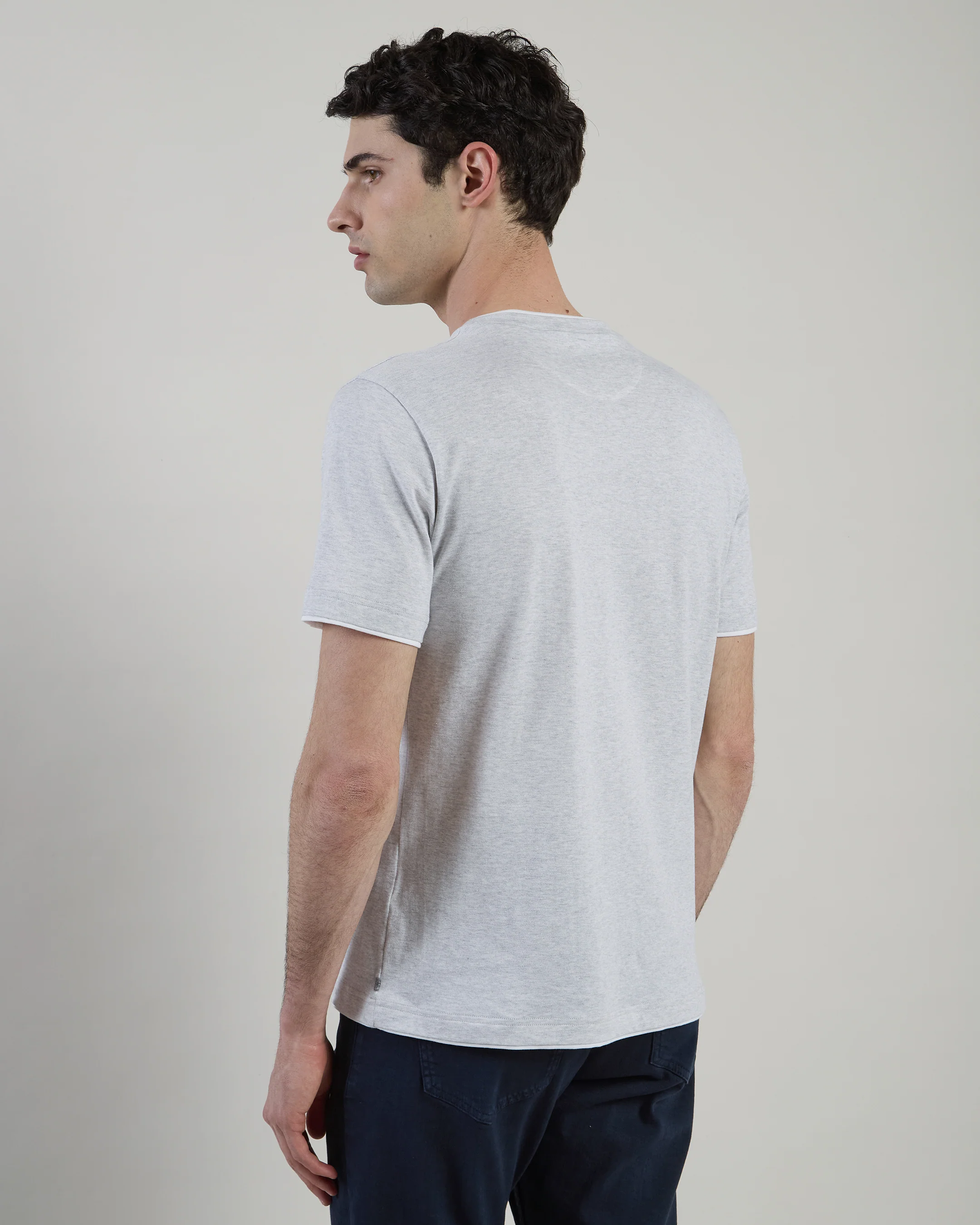 T-SHIRT GIROCOLLO COTONE - Image 11