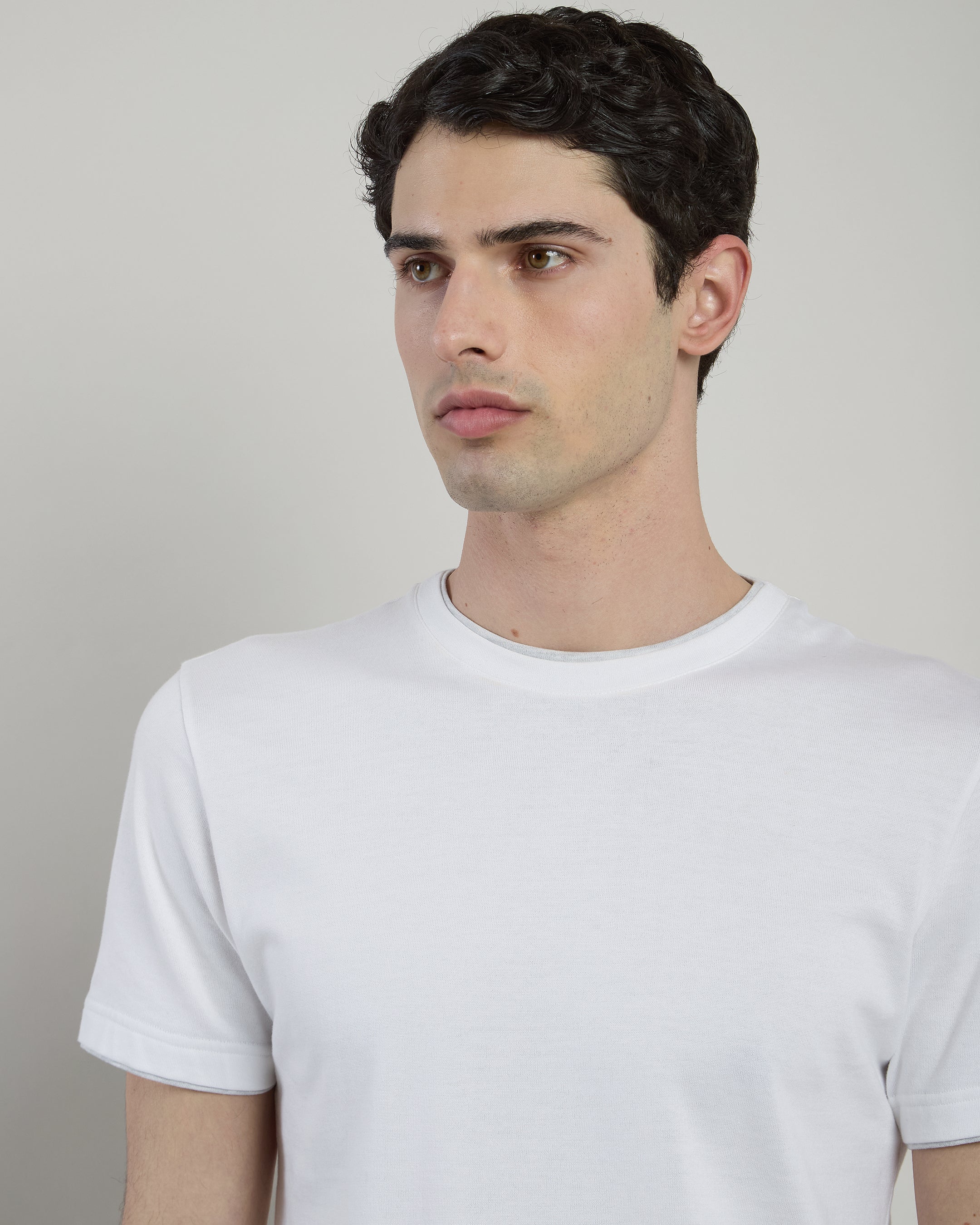 T-SHIRT GIROCOLLO COTONE - Image 3