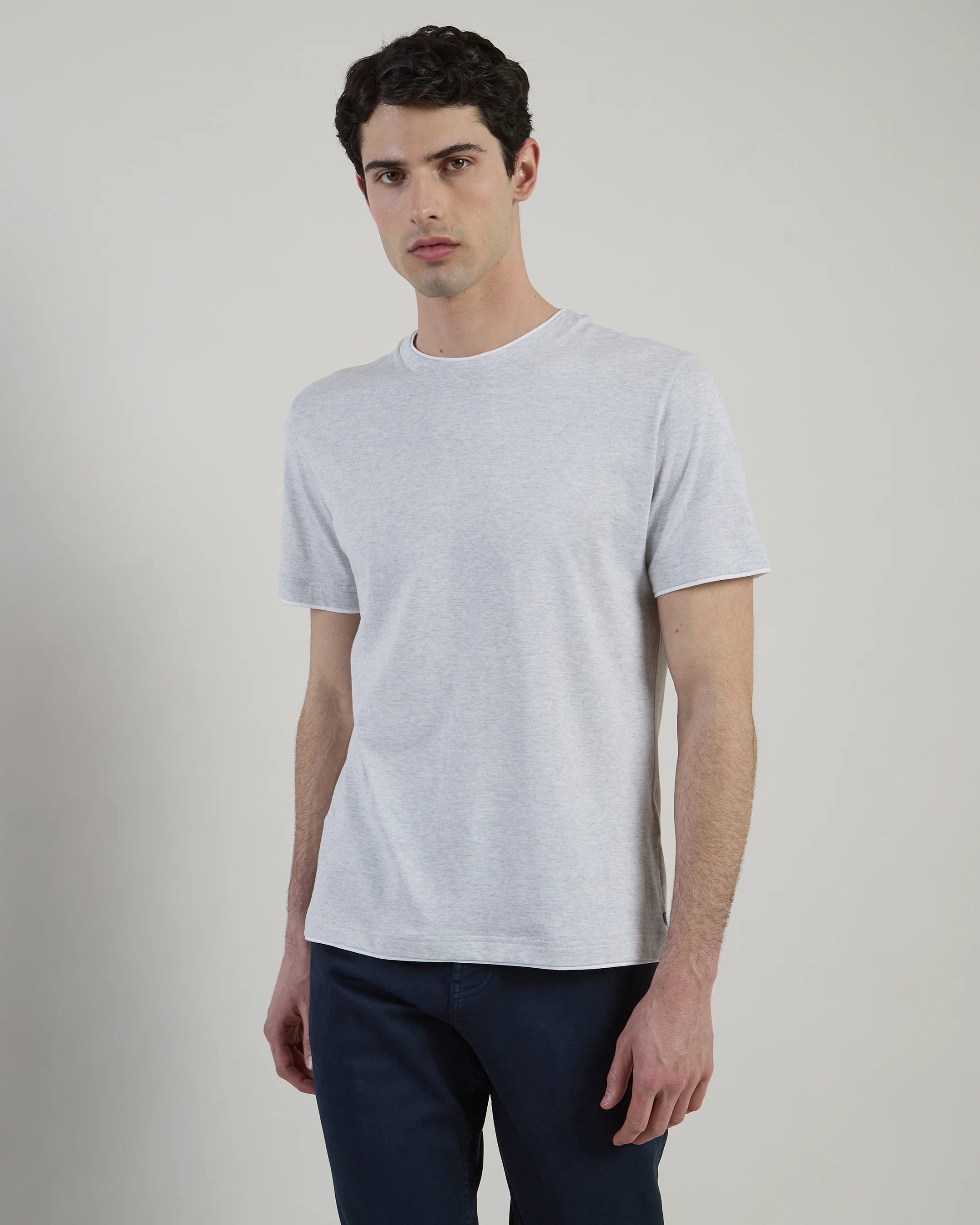 T-SHIRT GIROCOLLO COTONE - Image 7