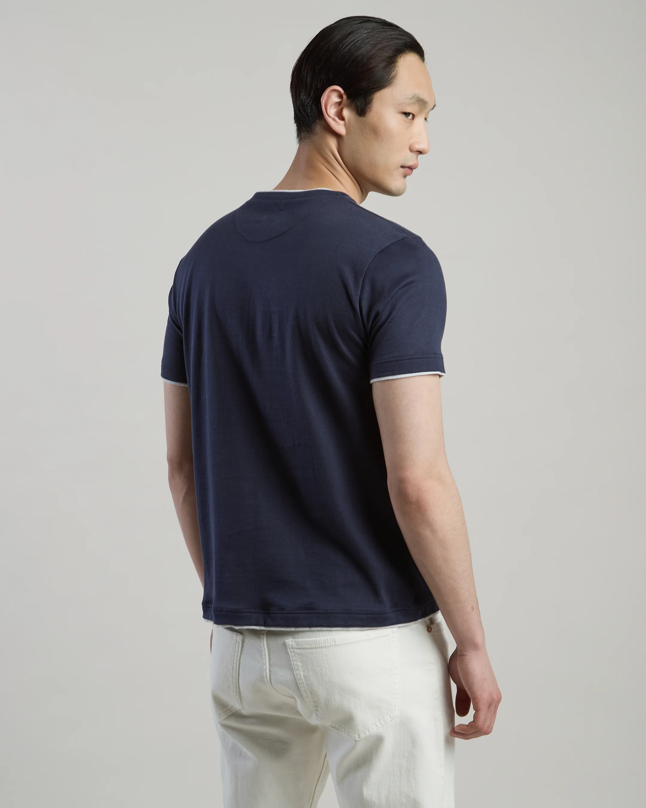T-SHIRT GIROCOLLO COTONE - Image 8